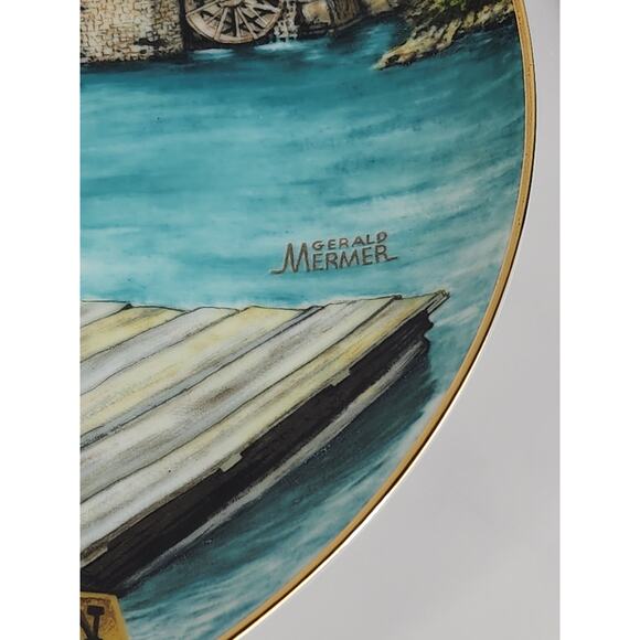 Huckleberry Film American Classics 9 1/4" Porcelain Year 1983 Wall Decor Plate - Picture 8 of 11